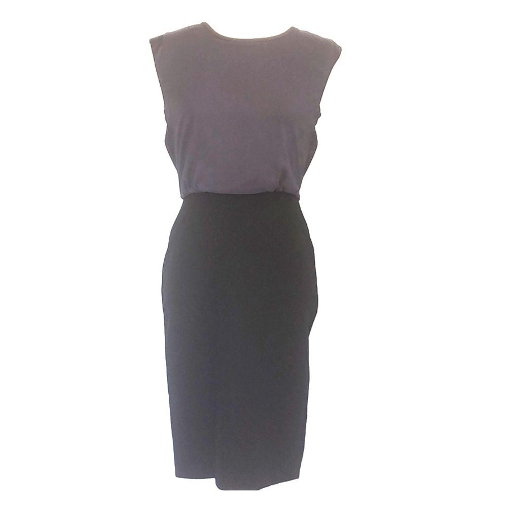 Sz 0 LOFT Sleeveless Color Block Dress